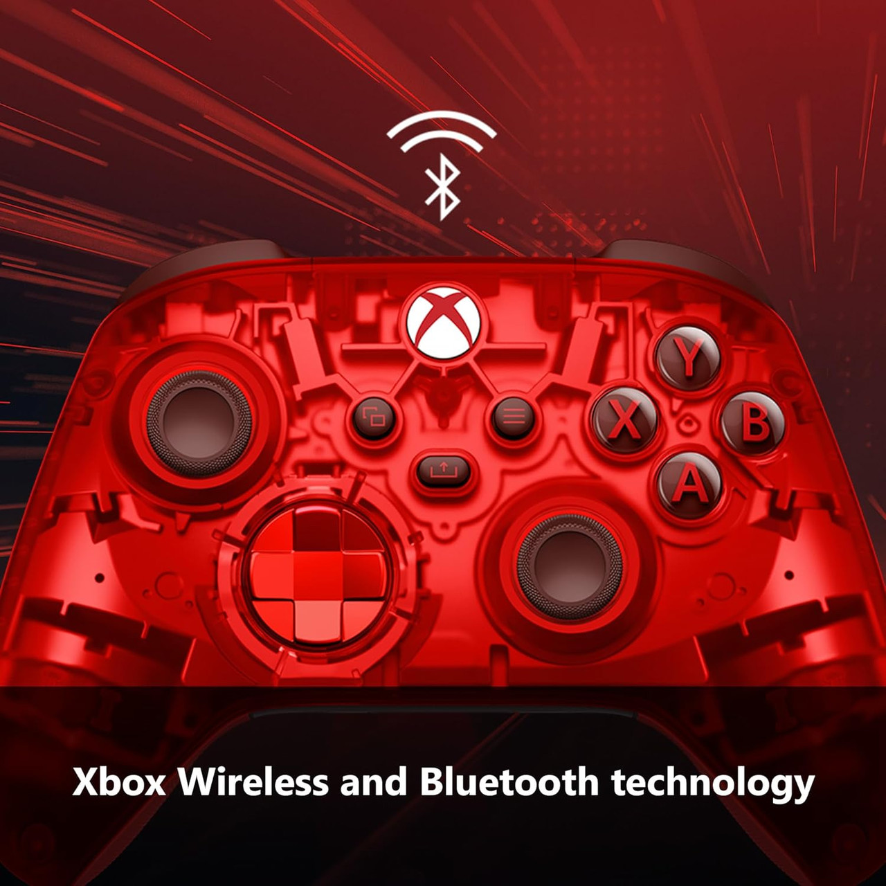 Microsoft - Xbox Wireless Controller for Xbox Series X, Xbox Series S, Xbox One, Windows Devices - Pulse Cipher Special Edition