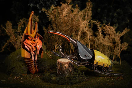 MakeBug B0001 Bring Nature Home Hercules Beetle 3D Kraft Paper Puzzle