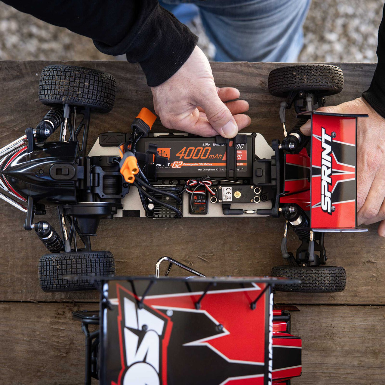 Losi 1/10 22S Sprint 2WD Brushless RTR (Battery & Charger Included), Red  LOS-2359