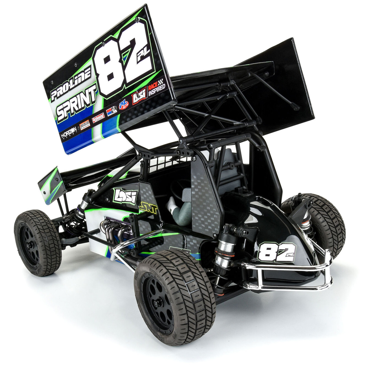 PRO367400 1/10 Sprint Car Light Weight Clear Body Panel Kit: Losi Sprint Car