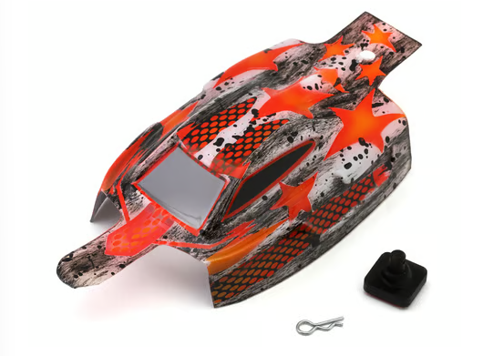 RadianZ Design Velo Lexan Micro-B Pre-Painted Buggy Body (Spectrix) RDZ-06MRBV