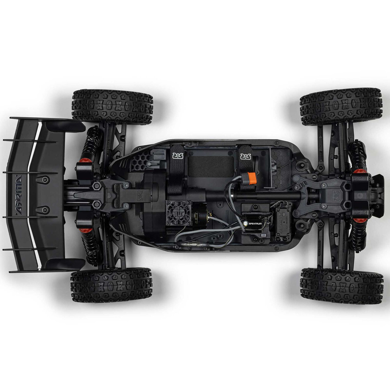 1/8 TYPHON MEGA 665 4X4 RTR Brushed Buggy, Blue ARA4206V4T1