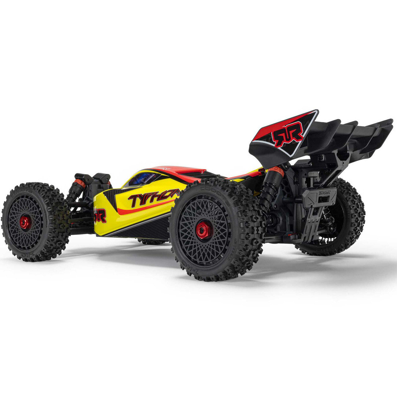 1/8 TYPHON MEGA 665 4X4 RTR Brushed Buggy, Yellow ARA4206V4T2