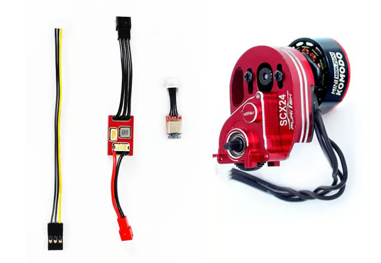Furitek Mini Komodo Brushless Motor & MicroPython ESC Crawlmaster Combo for scx24