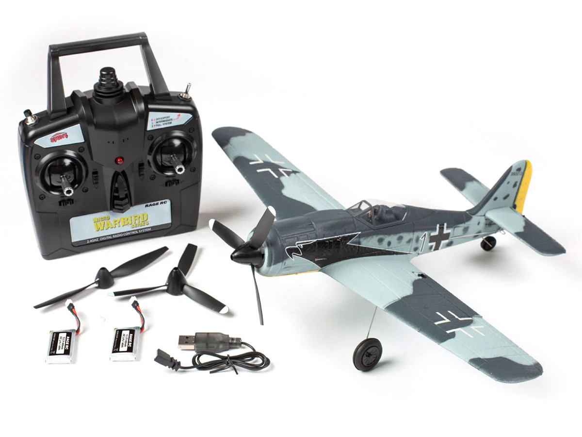 Focke-Wulf Fw 190 Micro RTF Airplane with PASS  RGRA1308