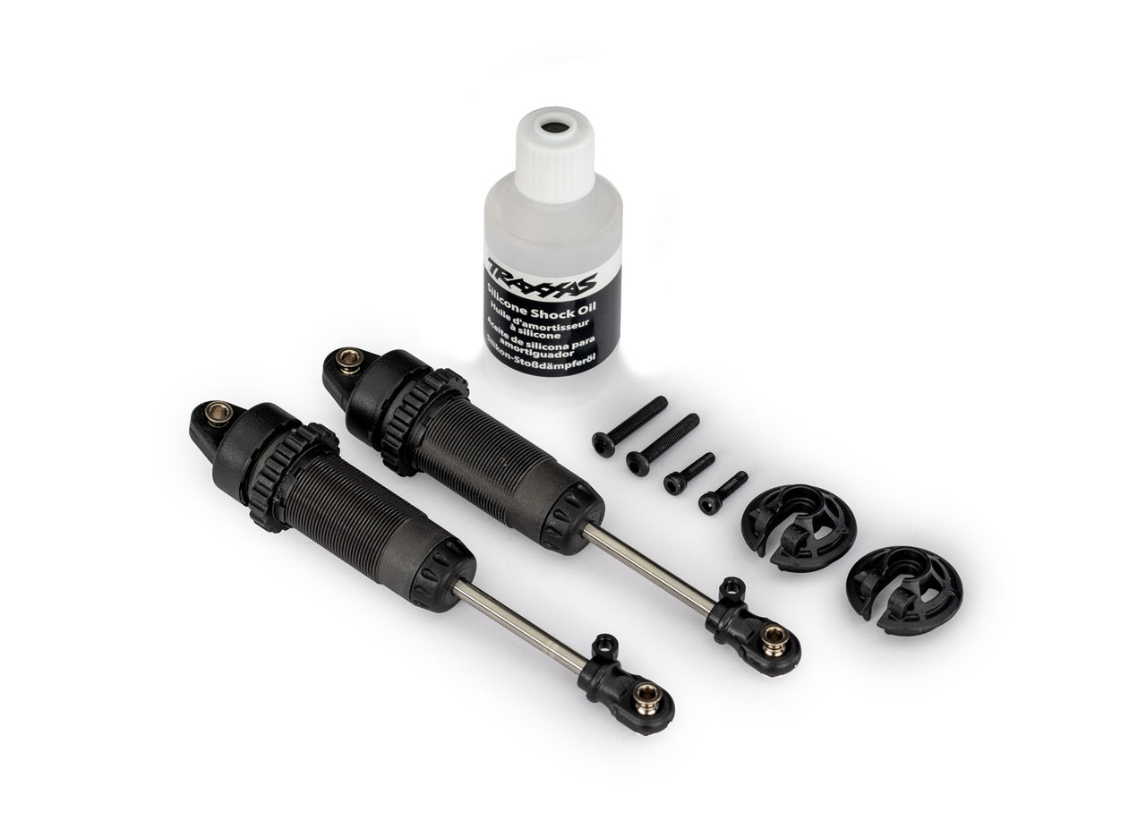 Traxxas 1/10 Gray Composite XX-Long GTR Shocks (2) 7462-GRAY