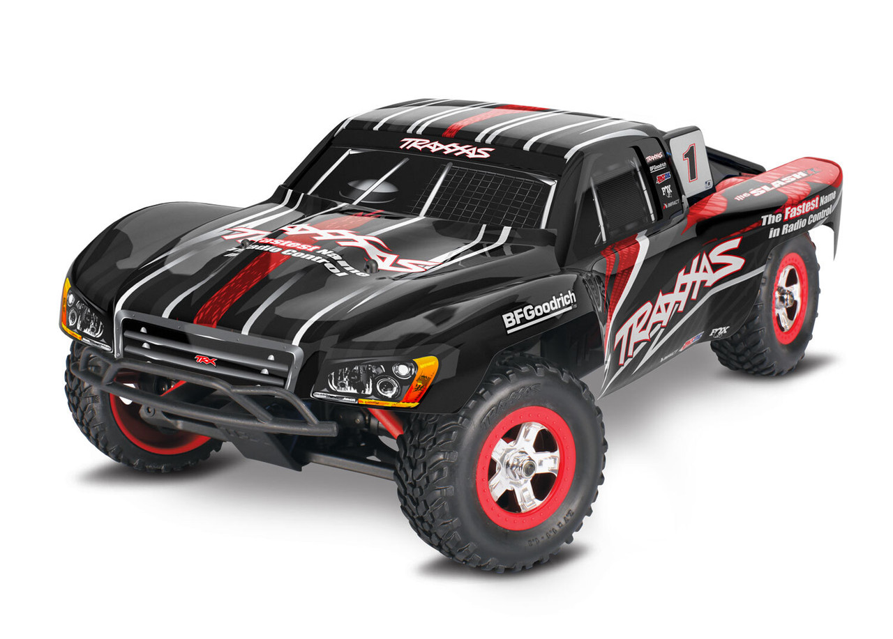 Traxxas 1/16 Slash 4X4 w/USB-C 70054-8 Black - Hobbies Galore