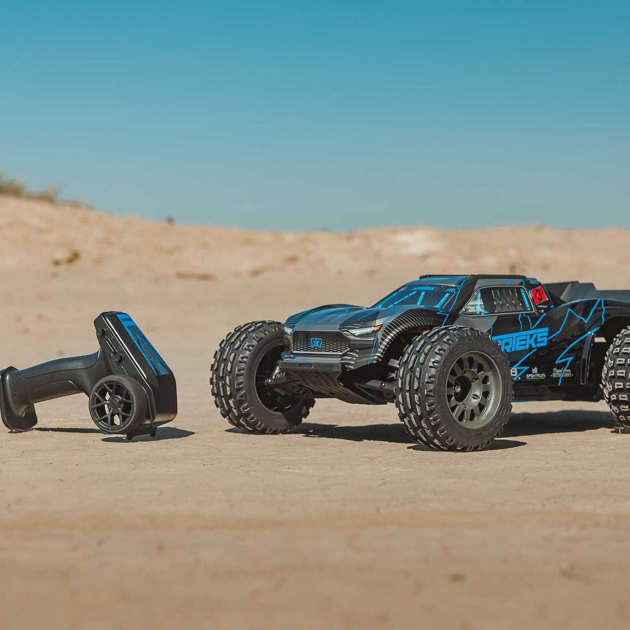 Arrma ARA3505T2 1/10 VORTEKS 223S DSC 2WD RTR Brushless Stadium Truck, Blue