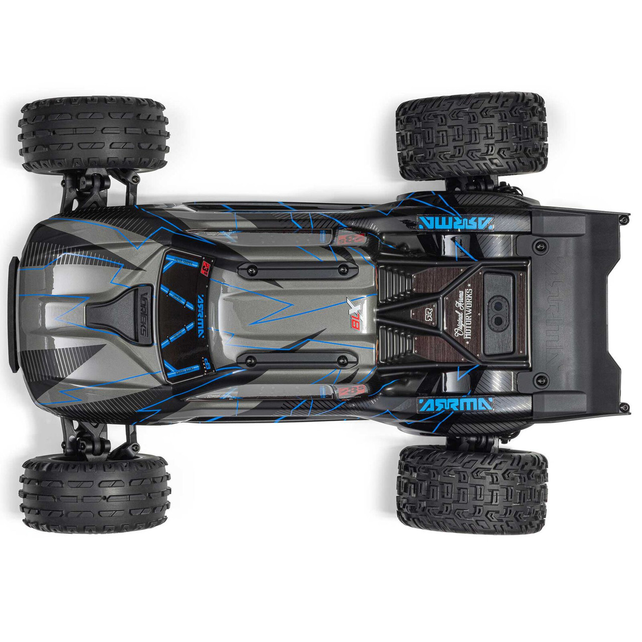 Arrma ARA3505T2 1/10 VORTEKS 223S DSC 2WD RTR Brushless Stadium Truck, Blue