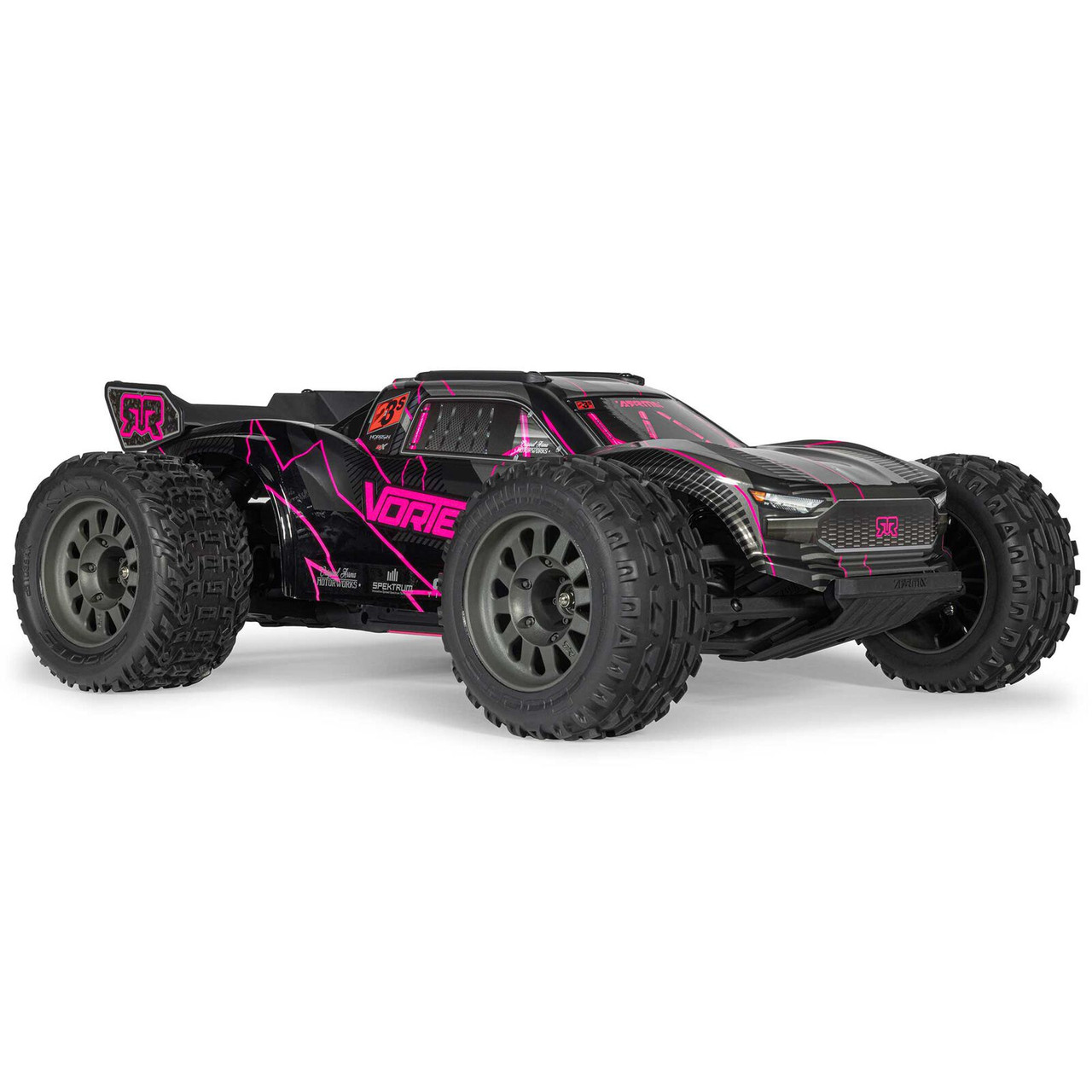 Arrma ARA3505T3 1/10 VORTEKS 223S DSC 2WD RTR Brushless Stadium Truck, Pink