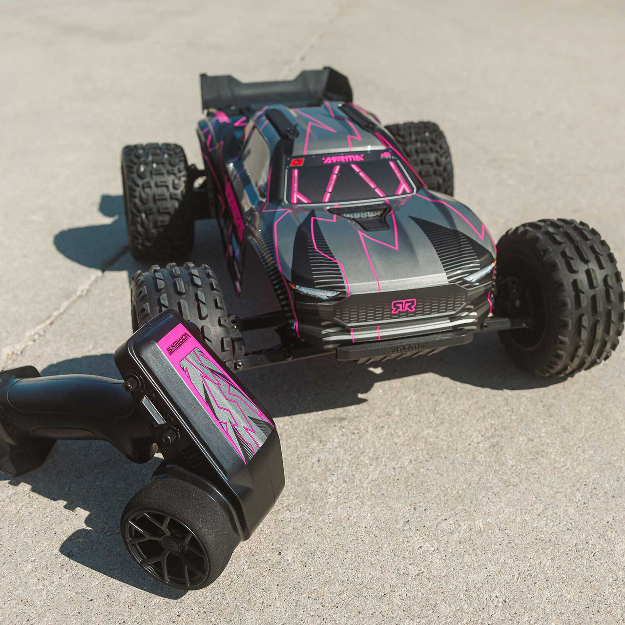 Arrma ARA3505T3 1/10 VORTEKS 223S DSC 2WD RTR Brushless Stadium Truck, Pink