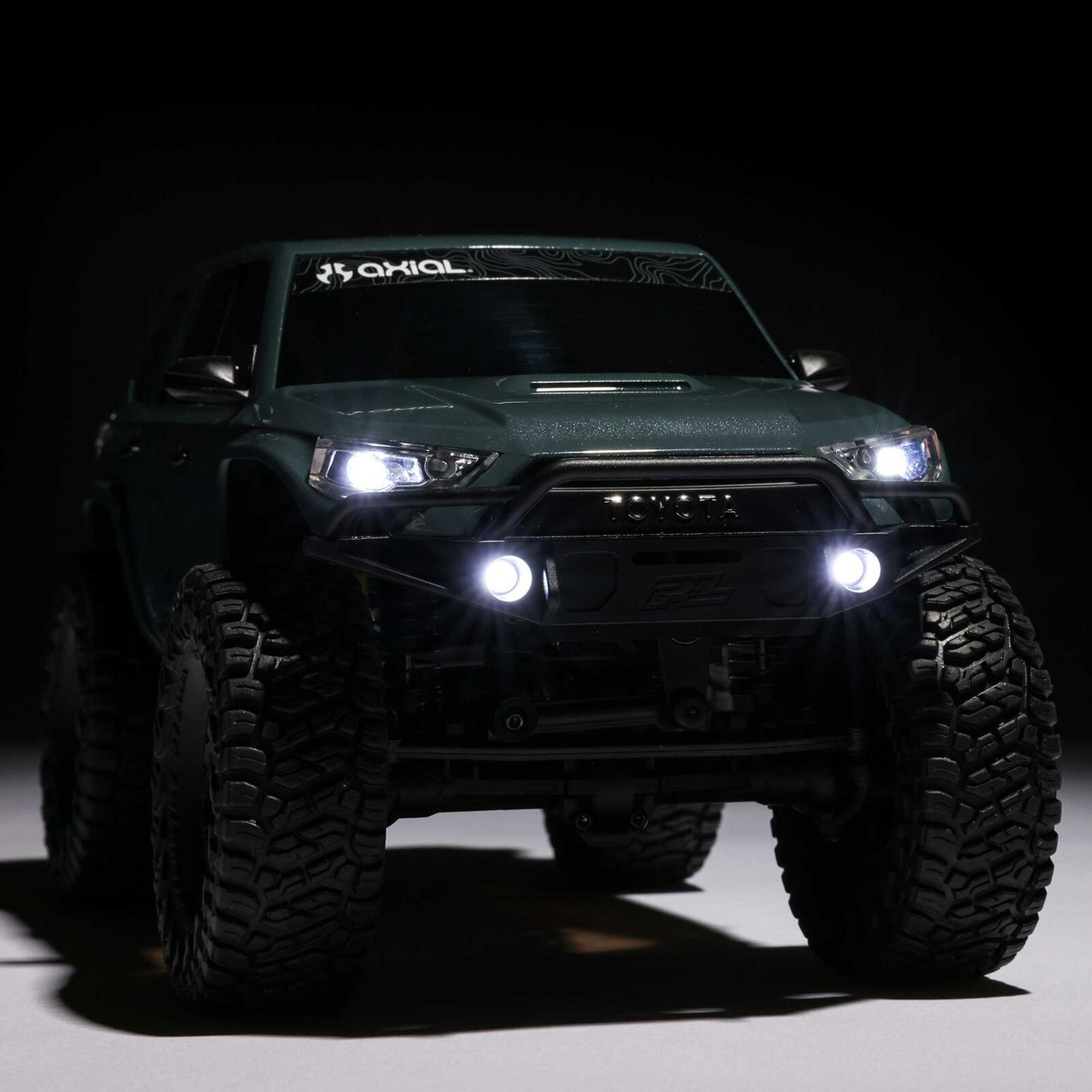 1/24 SCX24 Toyota 4Runner 4X4 RTR Brushed Rock Crawler (Battery & Charger Included), Gray AXI-2035T2