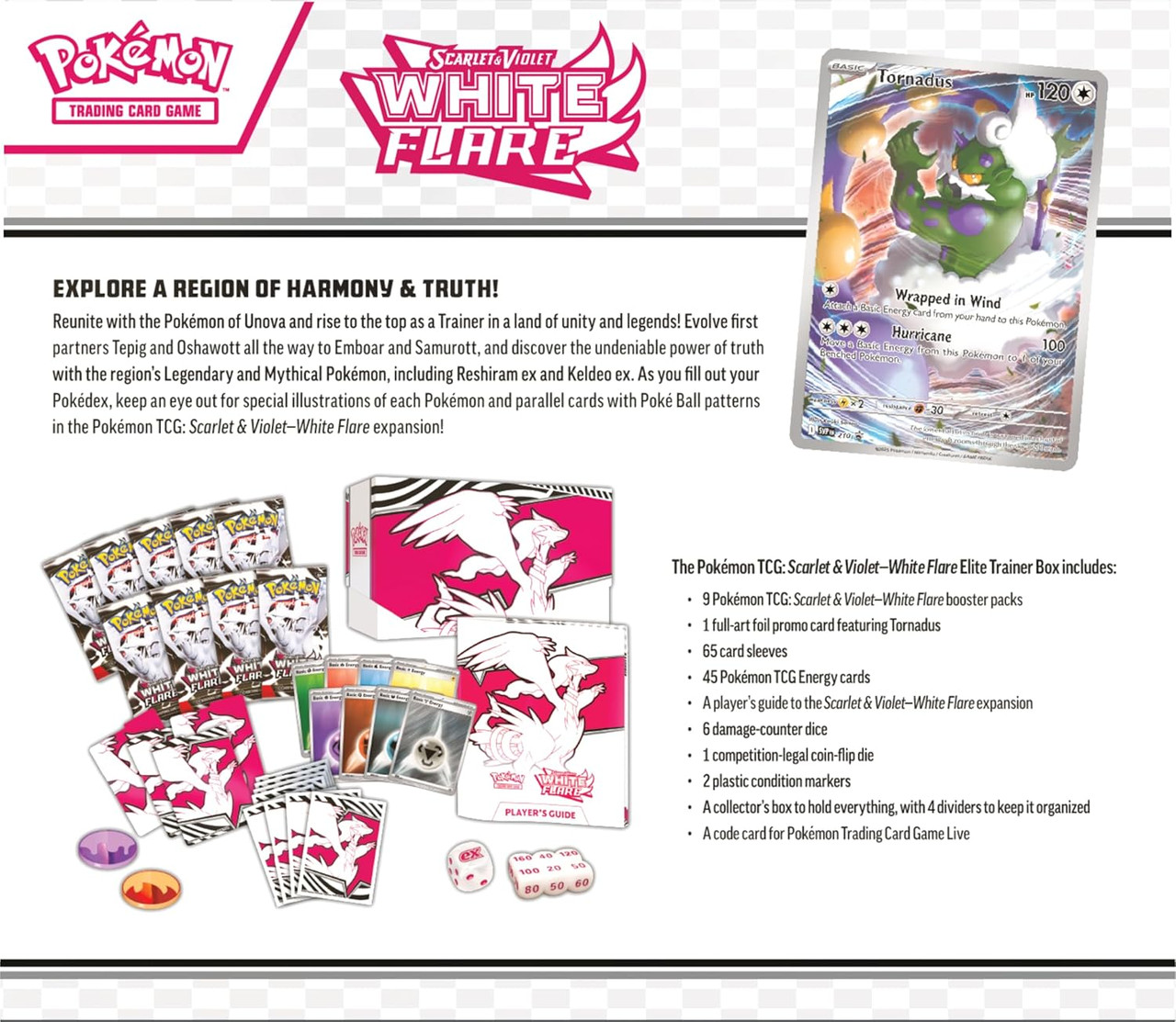 Pokémon Trading Card Game: Scarlet & Violet— White Flare Elite Trainer Box
