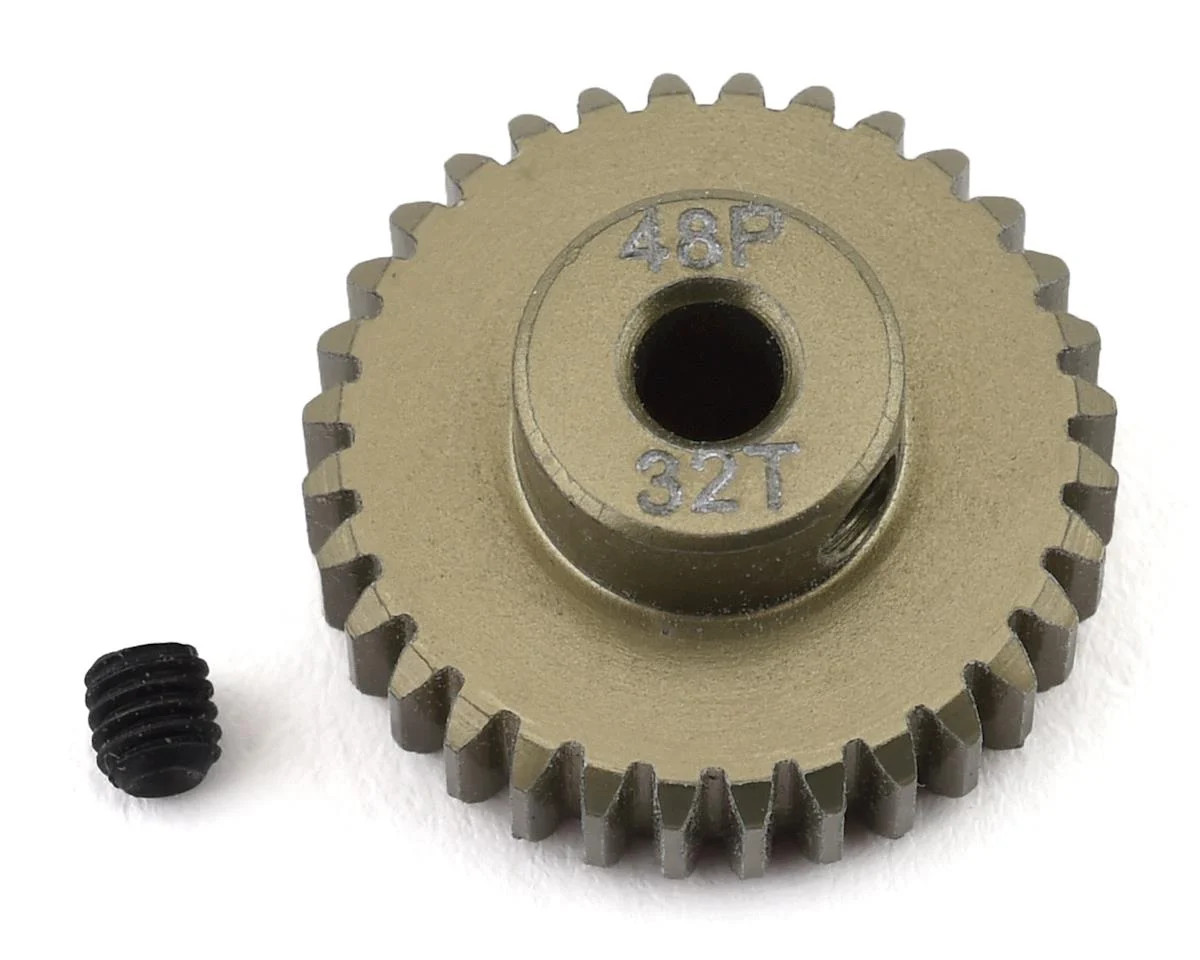  ProTek RC 48P Lightweight Hard Anodized Aluminum Pinion Gear (3.17mm Bore) (32T) PTK-8619 