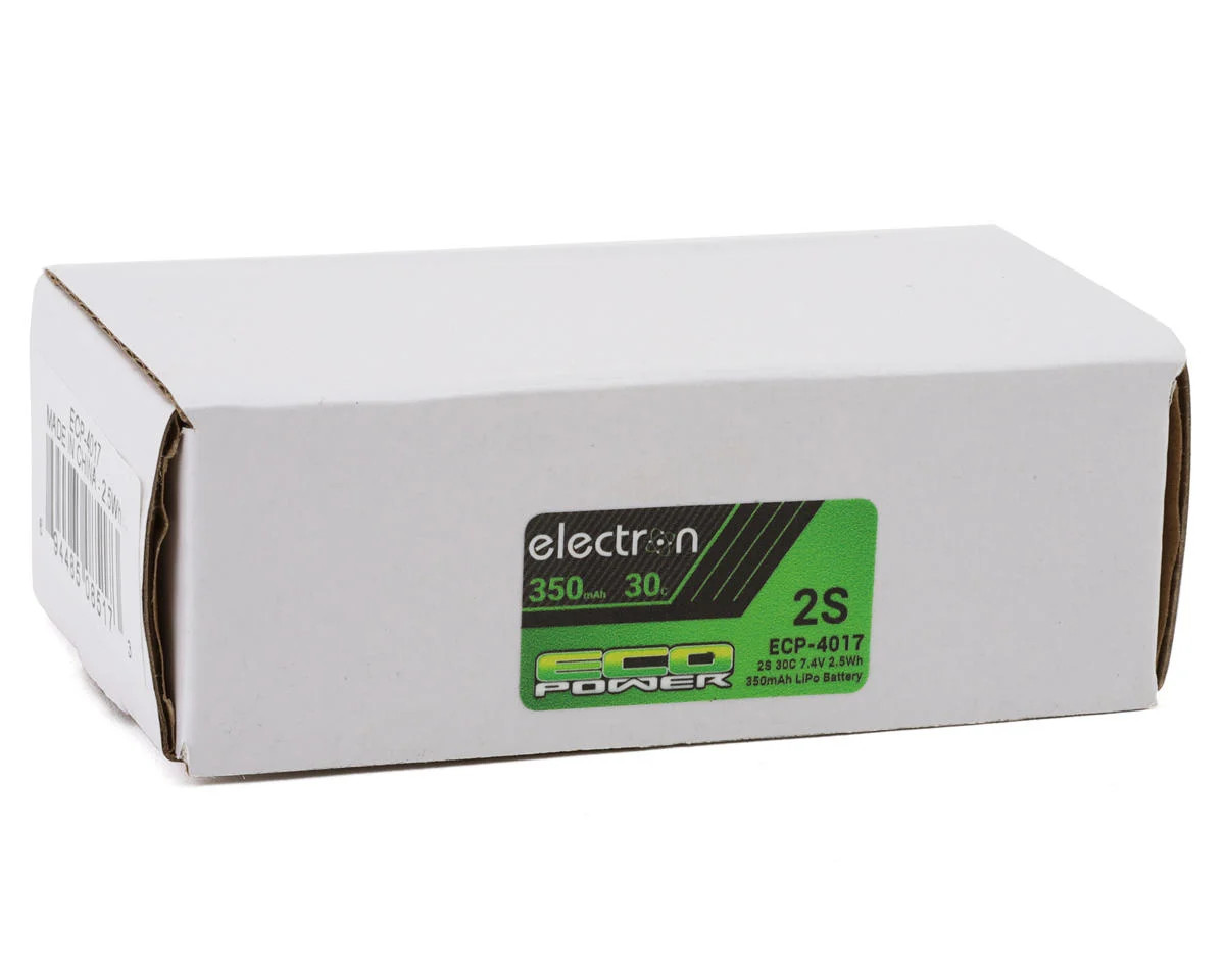 EcoPower "Electron" 2S 30C LiPo Battery w/PH2.0 Connector (7.4V/350mAh) (Losi® Micro-B™) ECP-4017