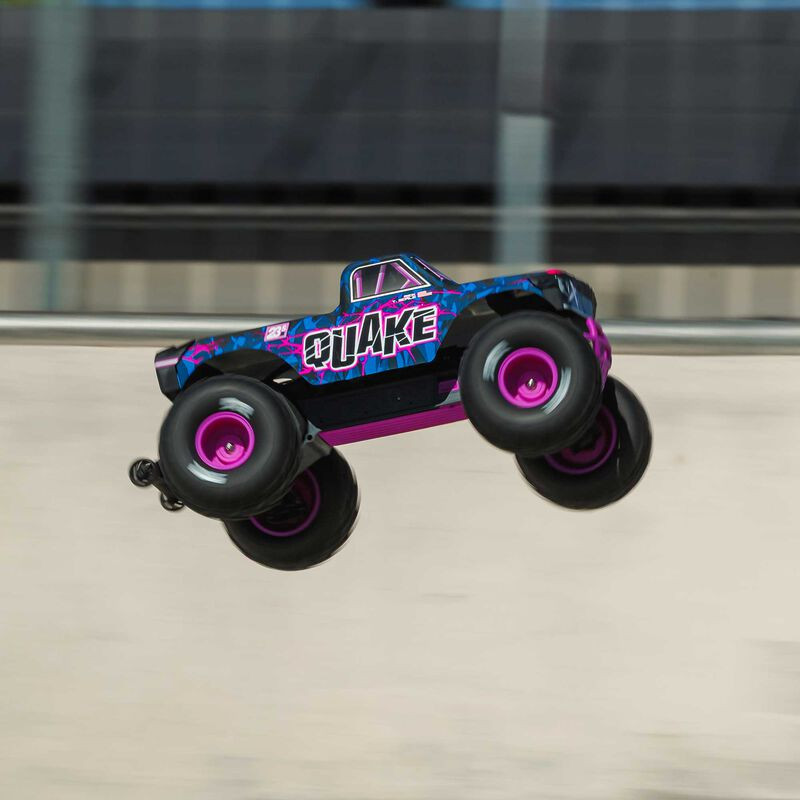 ARRMA 1/10 QUAKE 223S 2WD RTR Brushless Monster Truck, Purple  ARA3537T3