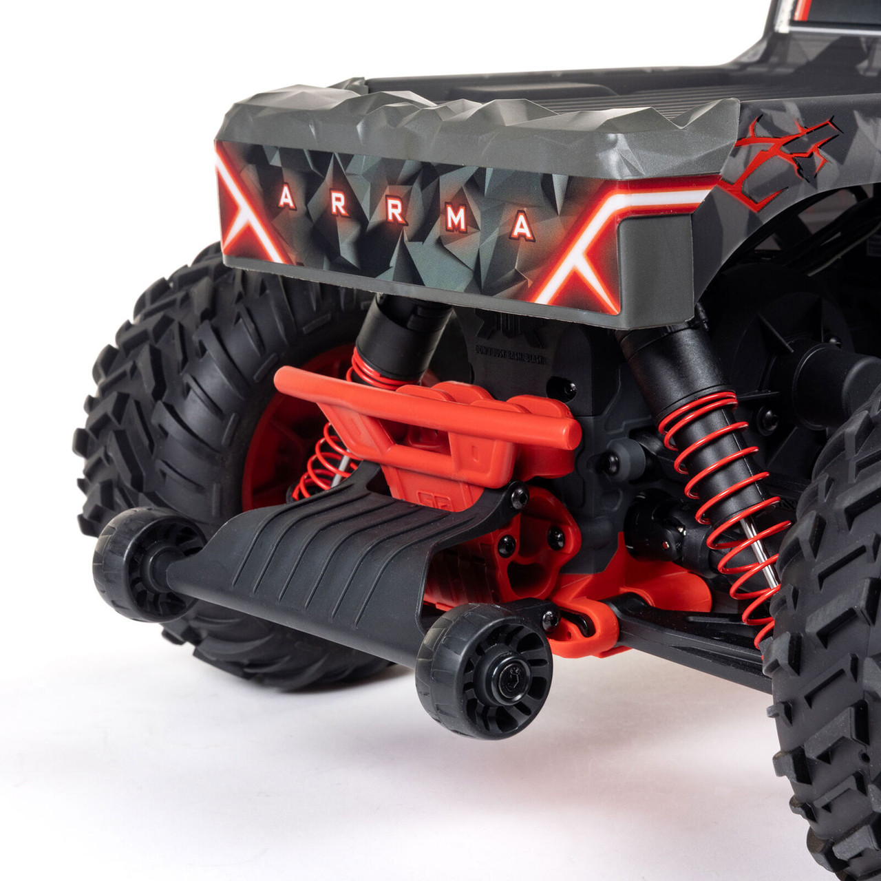ARA3537T1 1/10 QUAKE 223S 2WD RTR Brushless Monster Truck, Red