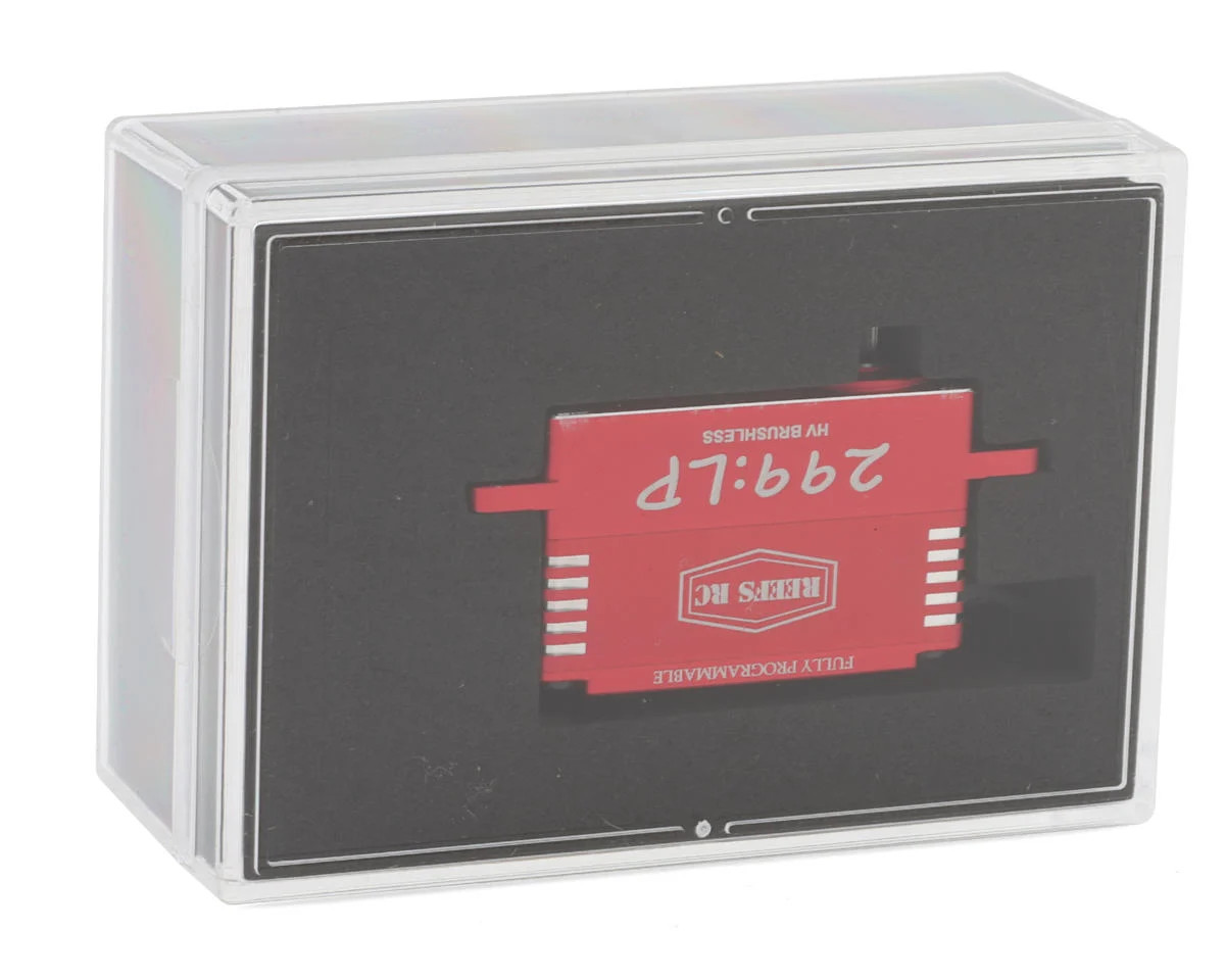 Reefs RC 299LP Special Edition Red High Speed High Torque Low Profile Brushless Servo .0.57/313 @8.4V SEHREEFS130
