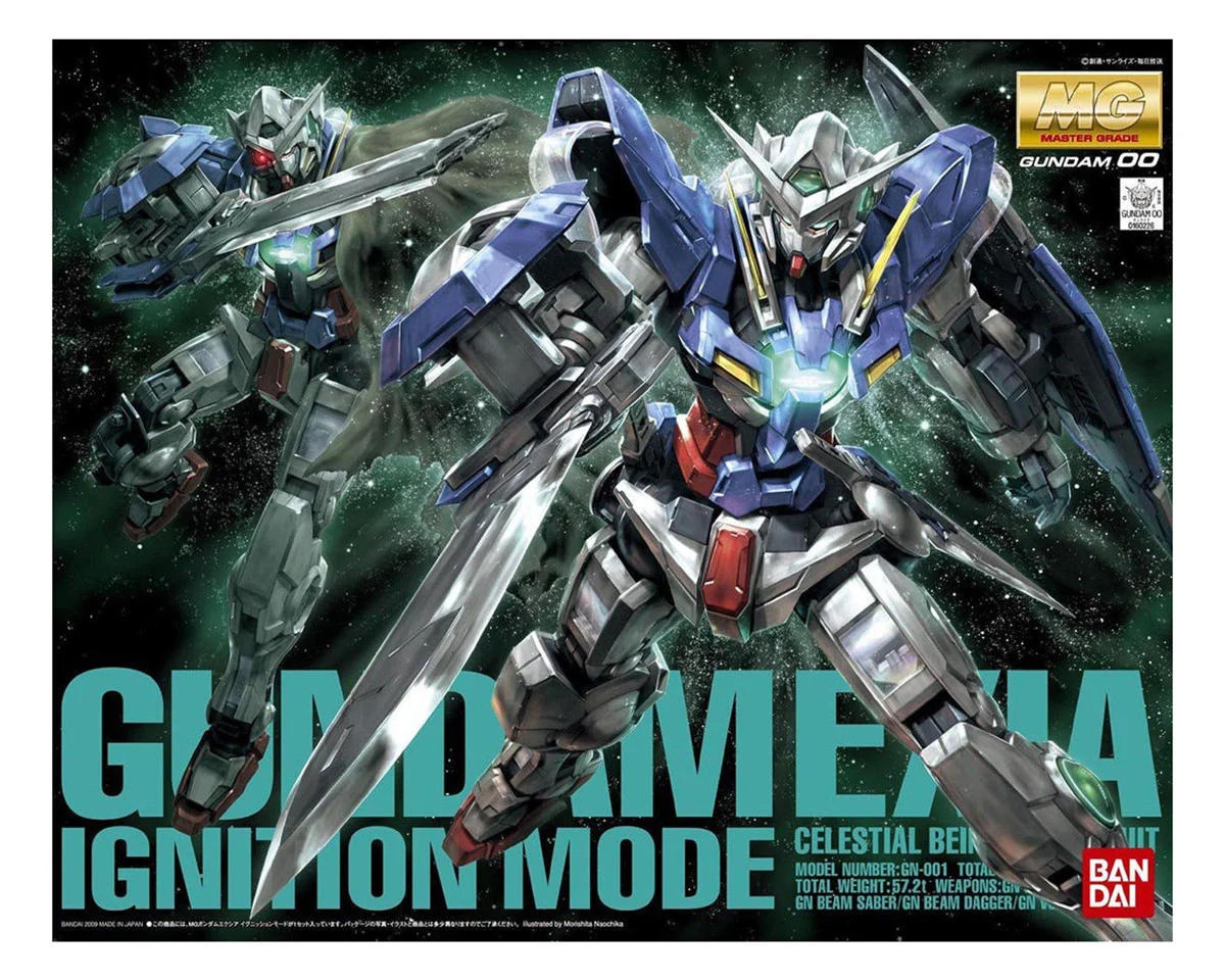 ロボット MG 1/100 GUNDAM EXIA IGNITION MODE Bandai Hobby Gundam 00 Exia Ignition Mode MG 1/100 Model Kit