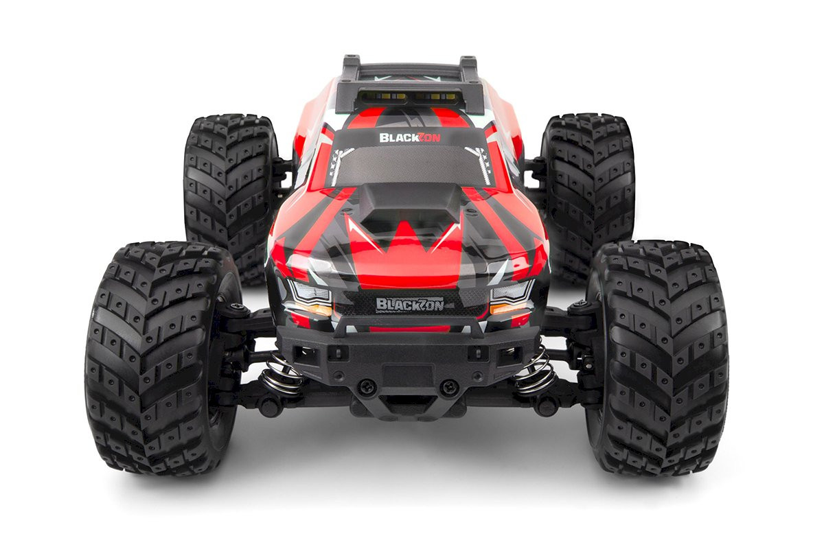 BlackZon - Spryte MT 1/20 4WD Electric Monster Truck - Red 540302