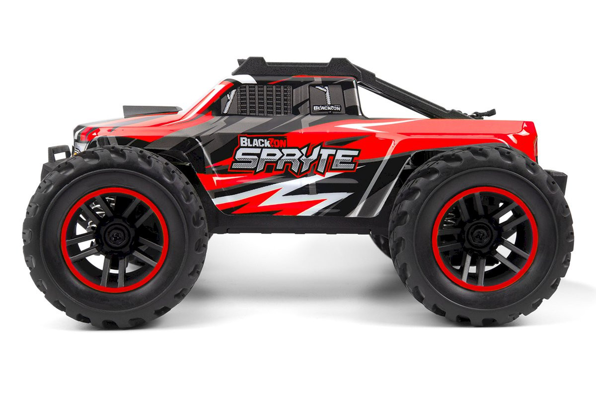 BlackZon - Spryte MT 1/20 4WD Electric Monster Truck - Red 540302
