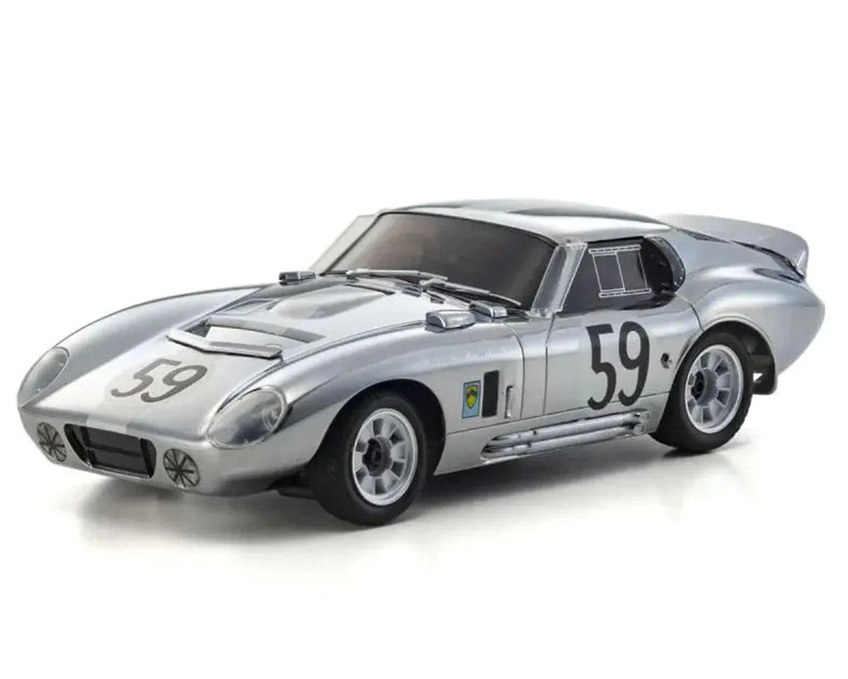 Kyosho First Mini-Z RWD ReadySet w/Shelby Cobra Daytona Body (Chrome) 66611C