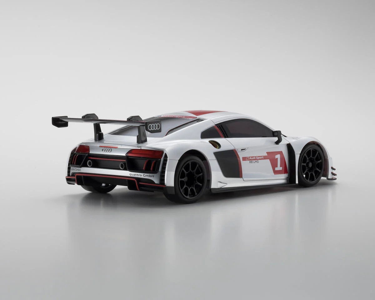 Kyosho MR-04 RWD Mini-Z ReadySet w/Audi R8 LMS Body (White) w/KT-531P 2.4GHz Radio 32357AS