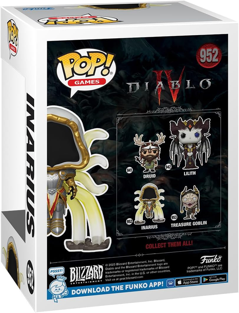 Pop! Funko - POP! GAMES: Diablo 4 - Inarius - Collectibles - Multicolor