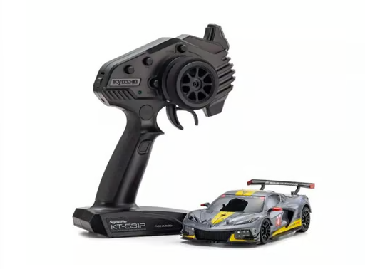 Kyosho MR-04 RWD Mini-Z Readyset w/Chevrolet Corvette C8.R Body (Gunmetal) w/KT-531P 2.4GHz Radio KYO32356GM