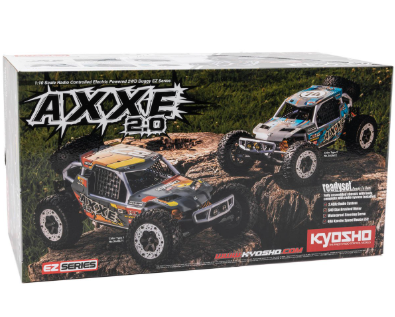 Kyosho AXXE 2.0 1/10 ReadySet Electric 2WD Buggy (Blue) w/KT231P 2.4GHz Radio KYO34406T2