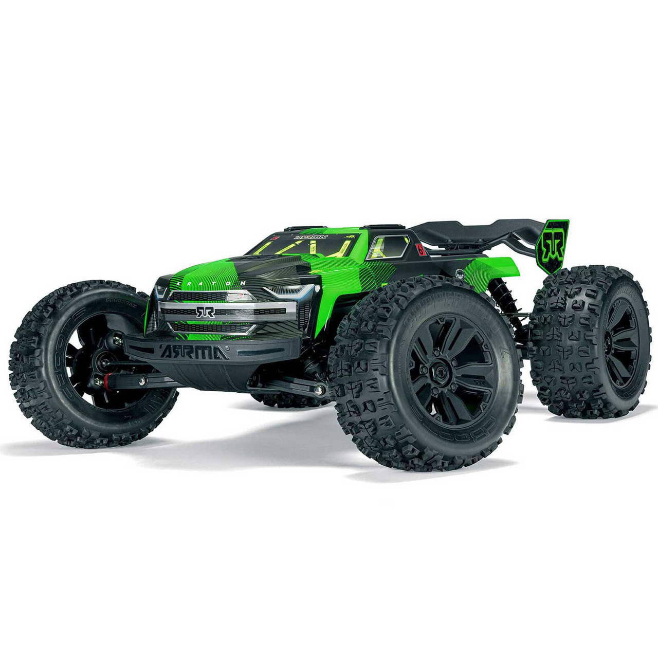 1/8 KRATON 4X4 6S BLX BRUSHLESS V6 SPEED TRUCK RTR (Green/Black)  ARA8608V6T3