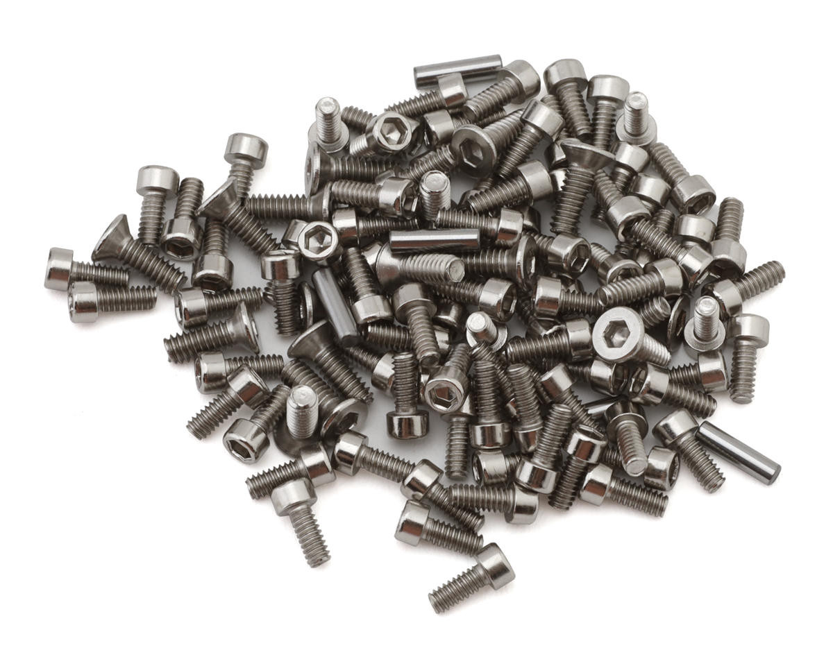 Injora 1.3" Deep Dish Aluminum Micro Crawler Beadlock Wheels w/Swamp Claw Tires (S5) (Black) (4) (28g ea) (70mm OD) INJYQW-1305BK-1319