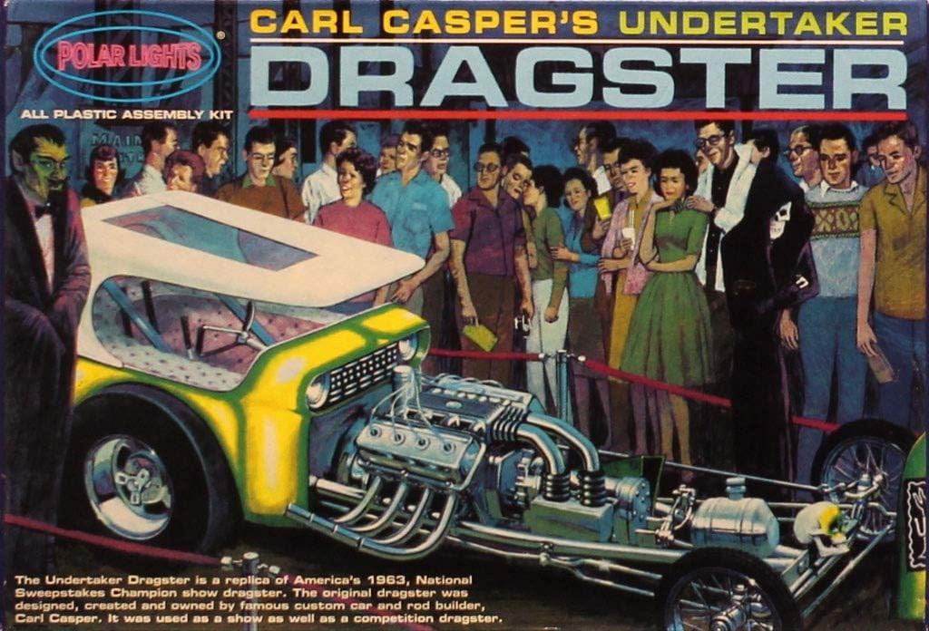 Polar Lights Carl Casper's Undertaker Dragster Plastic Model Kit 5014