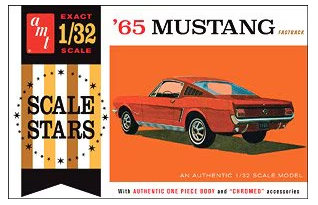 AMT AMT1042 1:32 1965 Ford Mustang Fastback, Scale