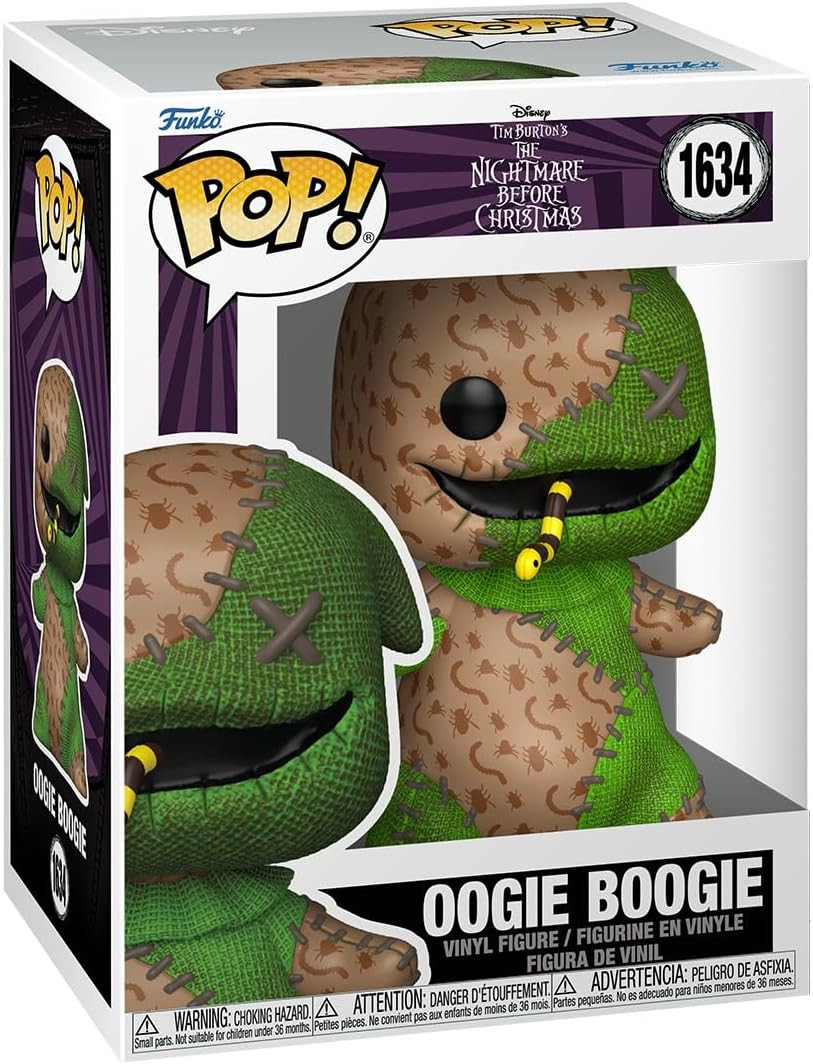 Pop! Funko Pop! Tim Burton's The Nightmare Before Christmas- Oogie Boogie Vinyl Figure #1634