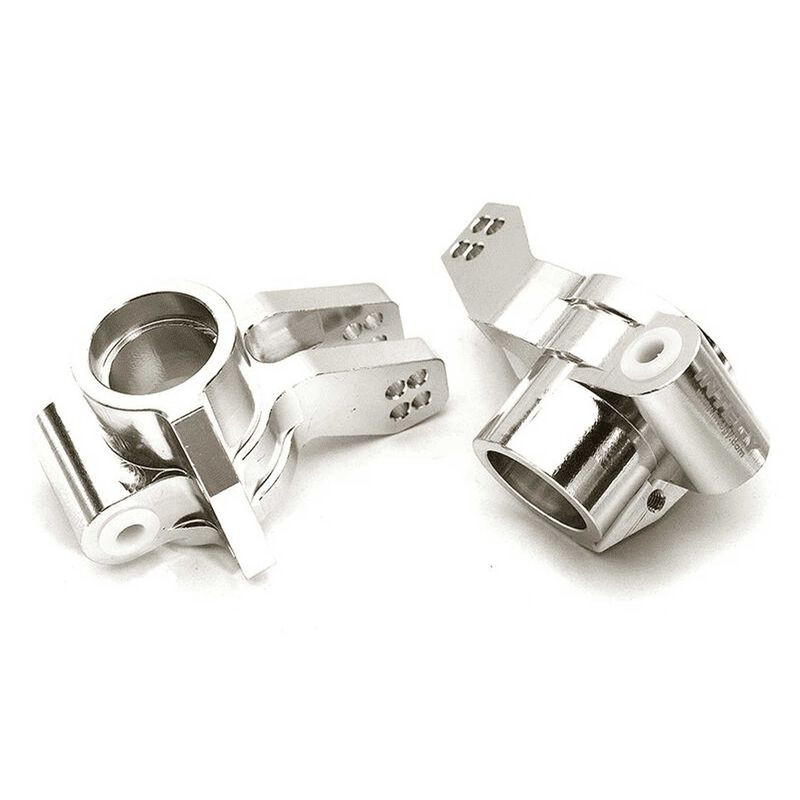 INTC28735SILVER Rear Hub Carriers: 1/8 Kraton 6S BLX