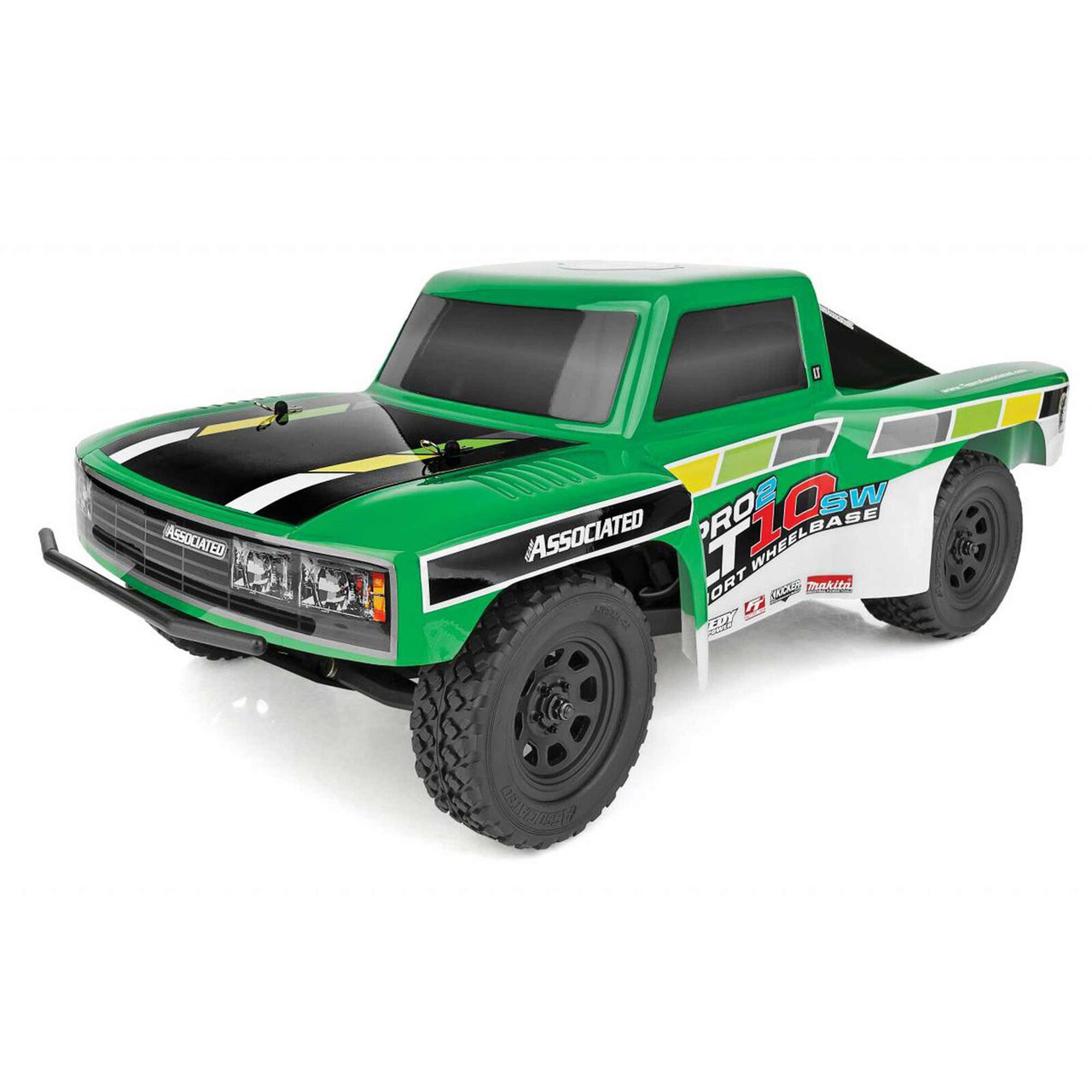 ASC70023 Pro2 LT10SW Short Course Truck RTR, green