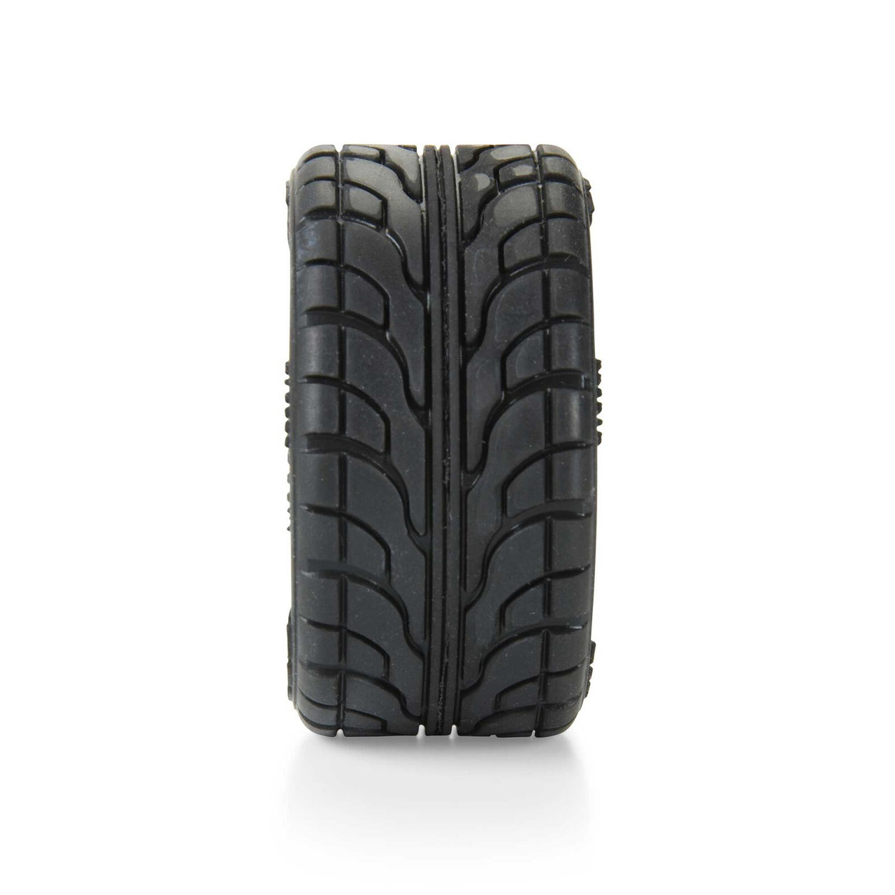 PRO1030810 Avenger F/R Street Tire Mounted on Overdrive Gray Wheel 8mm Hex (4) for Losi Race Car