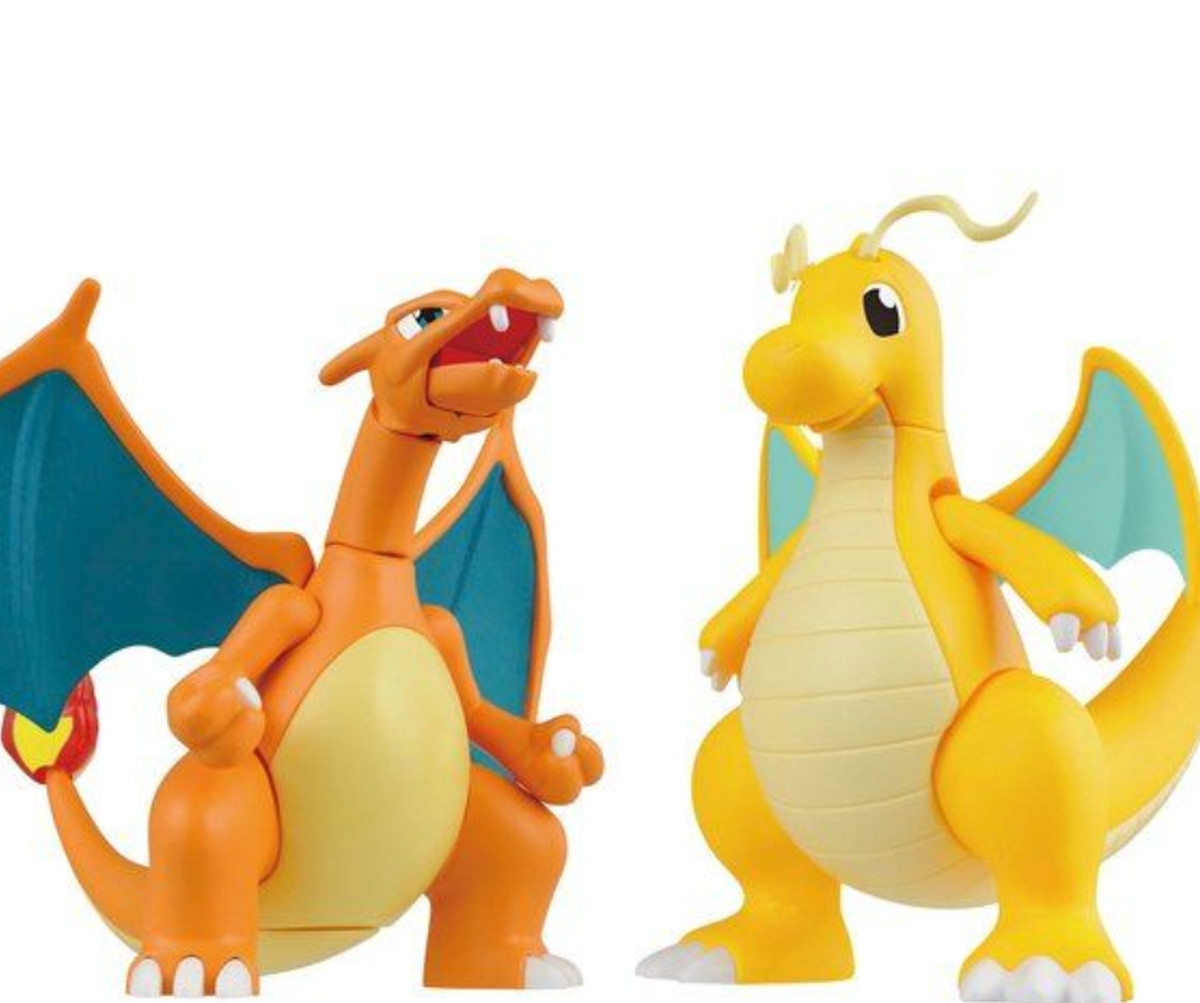 Pokemon Model Kit Charizard & Dragonite "Pokemon", Bandai Spirits
