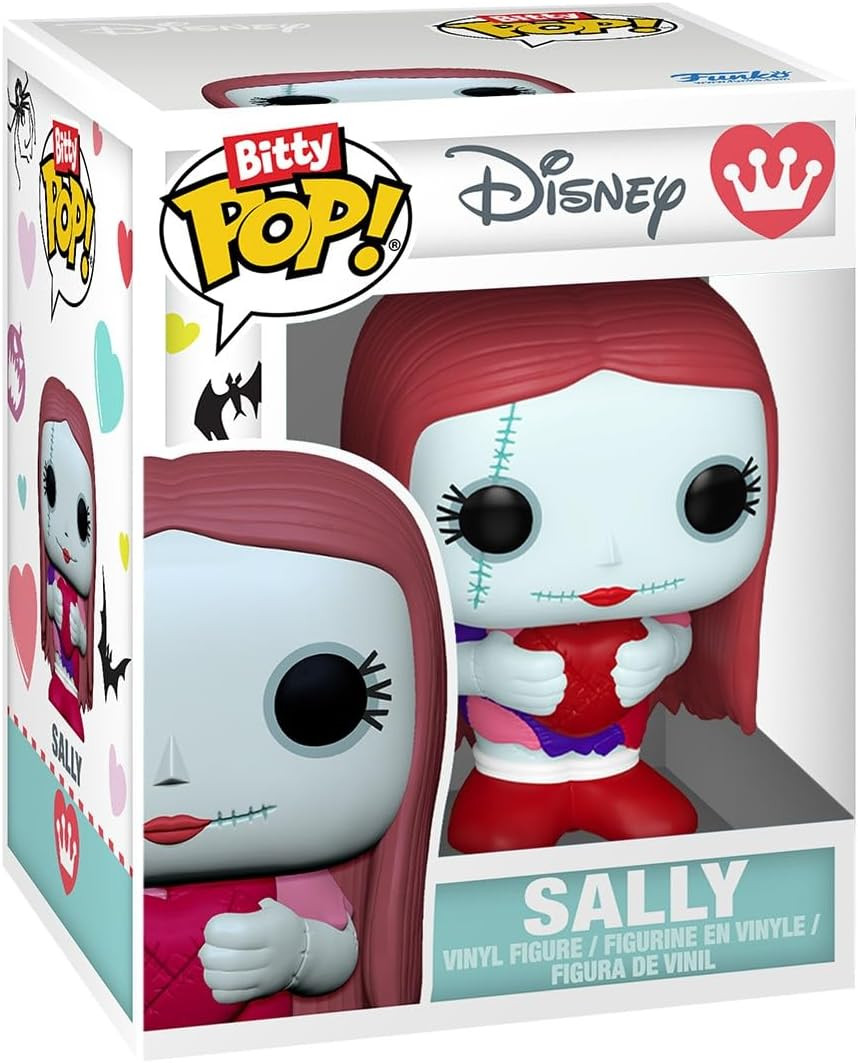 Funko - Bitty POP! Bouquet: The Nightmare Before Christmas Valentine's Day - Sally and Jack - COLLECTIBLES - Multicolor