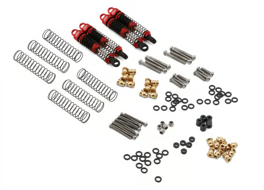 Injora Ascent18/Venture18 53mm Aluminum Oil-Filled Shocks (Red) (4) ASC18-09RD-4