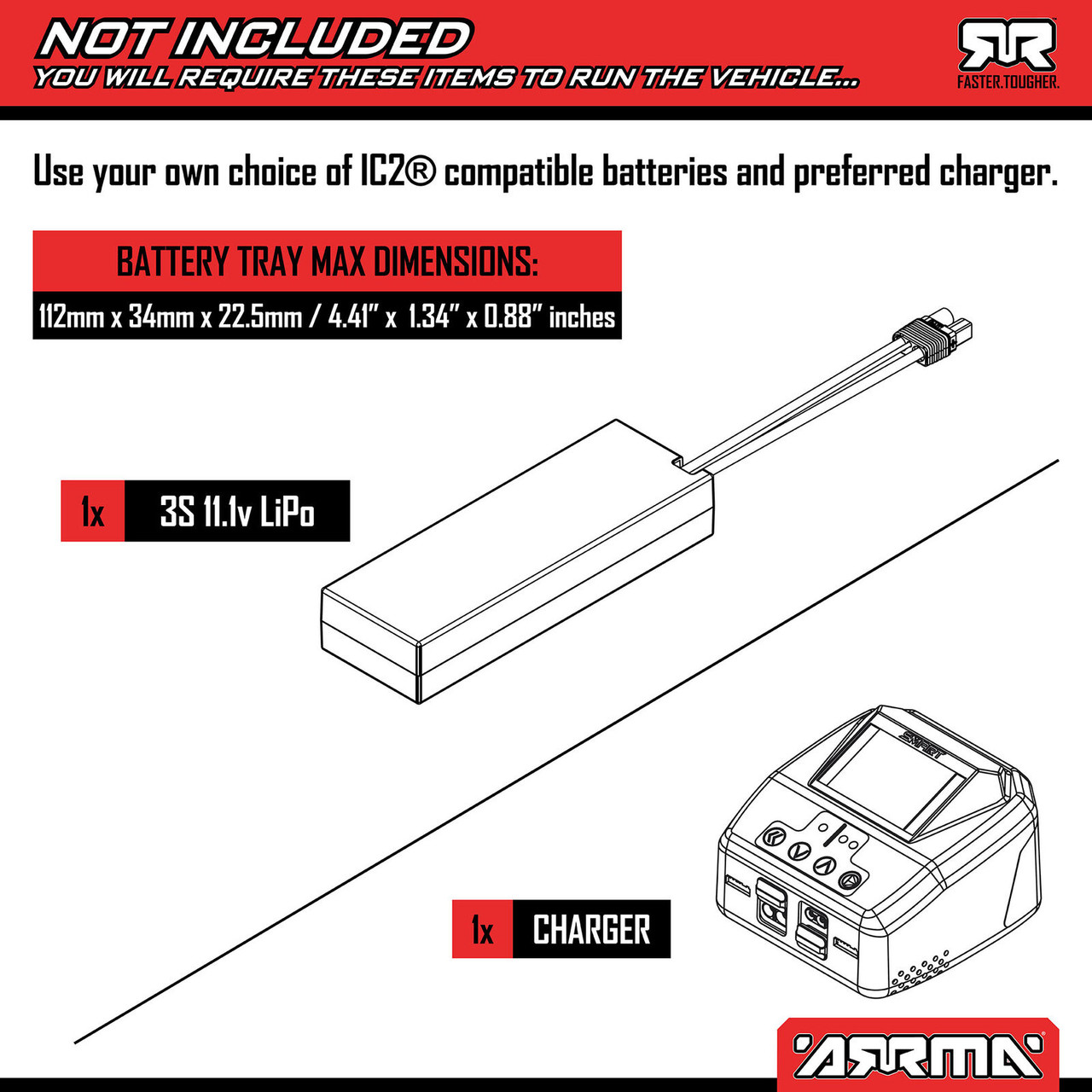 1/16 ARRMA MINI KRATON 3S Brushless RTR