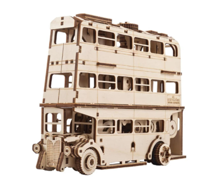 UGEARS - Harry Potter Knight Bus with Spring Motor - Wooden Mechanical 3D Puzzle Kit UTG0101