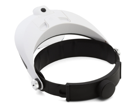 Shesto Limited Lightcraft Pro LED Headband Magnifier Set w/Batteries