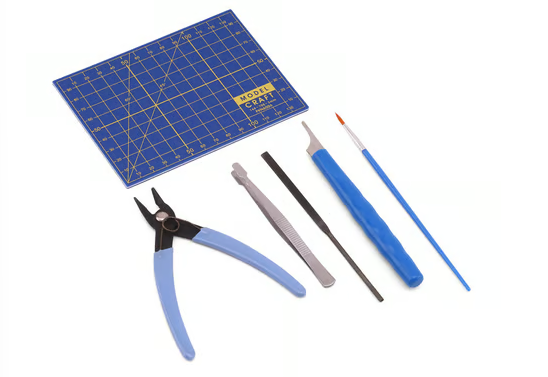 Shesto Limited Model Craft 6-Piece Starter Plastic Modeling Tool Set