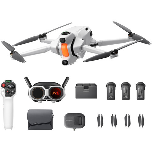 Antigravity - A1 8K 360 Remote Control Drone - Explorer Bundle - Under 249g - White