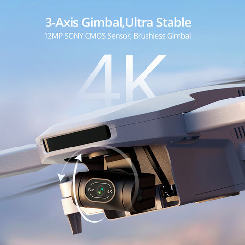 Potensic - ATOM Fly More Combo Drone with Remote Controller - Gray APM1510212