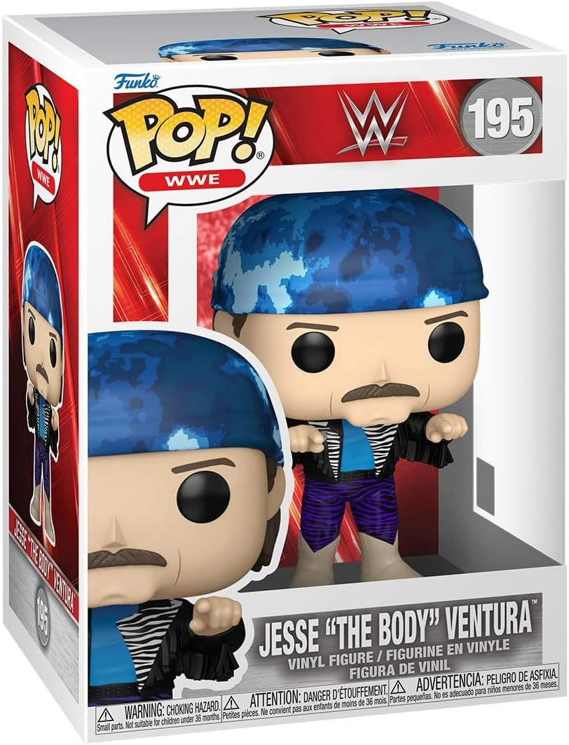 Pop! Funko : WWE - Jesse "The Body" Ventura #195