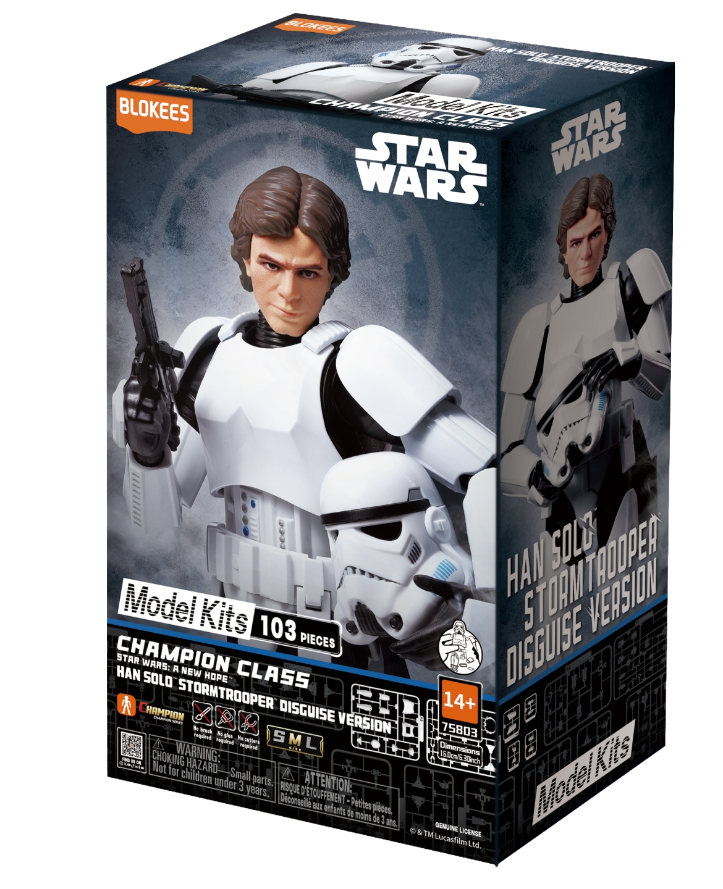 Blokees Star Wars Champion Class A New Hope Han Solo Stormtrooper