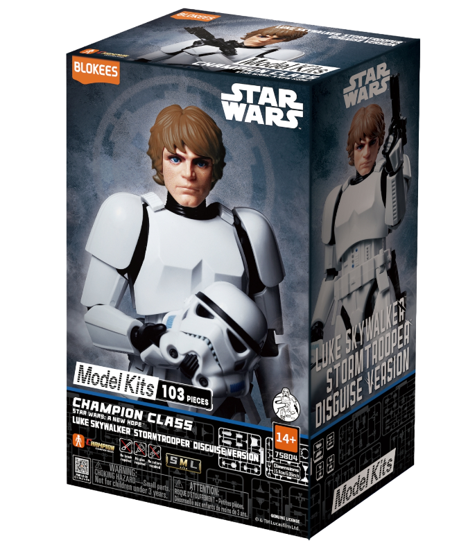 Blokees Star Wars Champion Class A New Hope Luke Skywalker Stormtrooper